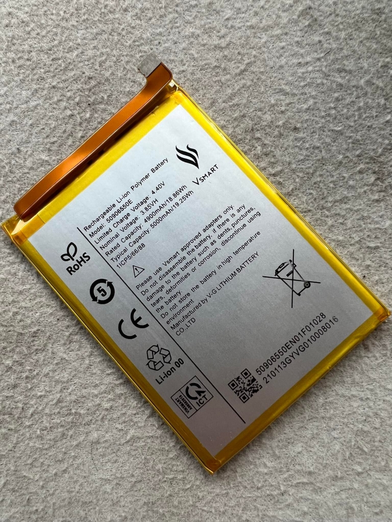 Pin Vsmart Star 5 50906550E Dung Lượng 5000 mAh Chính Hãng bảo hành 3 tháng 1 Đổi 1 Giao Hàng Nhanh toàn quốc, ráp pin lấy liền tiện lợi